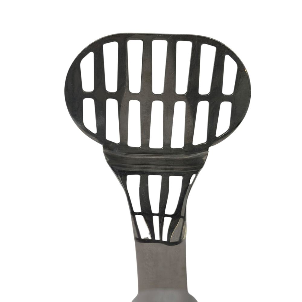 90s Vintage Kenmore Stainless Steel Slotted Potato Masher Kitchen Tool Utensil - Picture 5 of 10